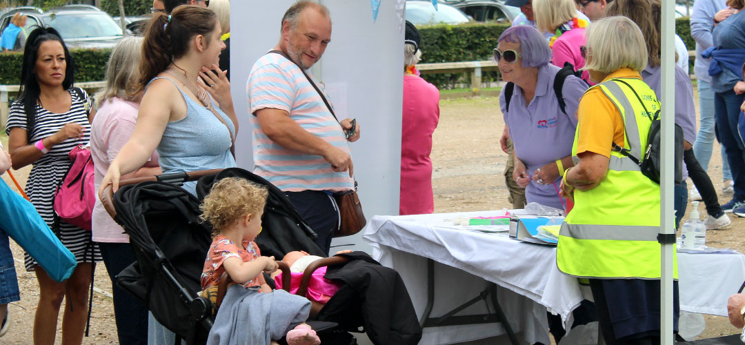 shot of ticket sales at the regatta for the disabled